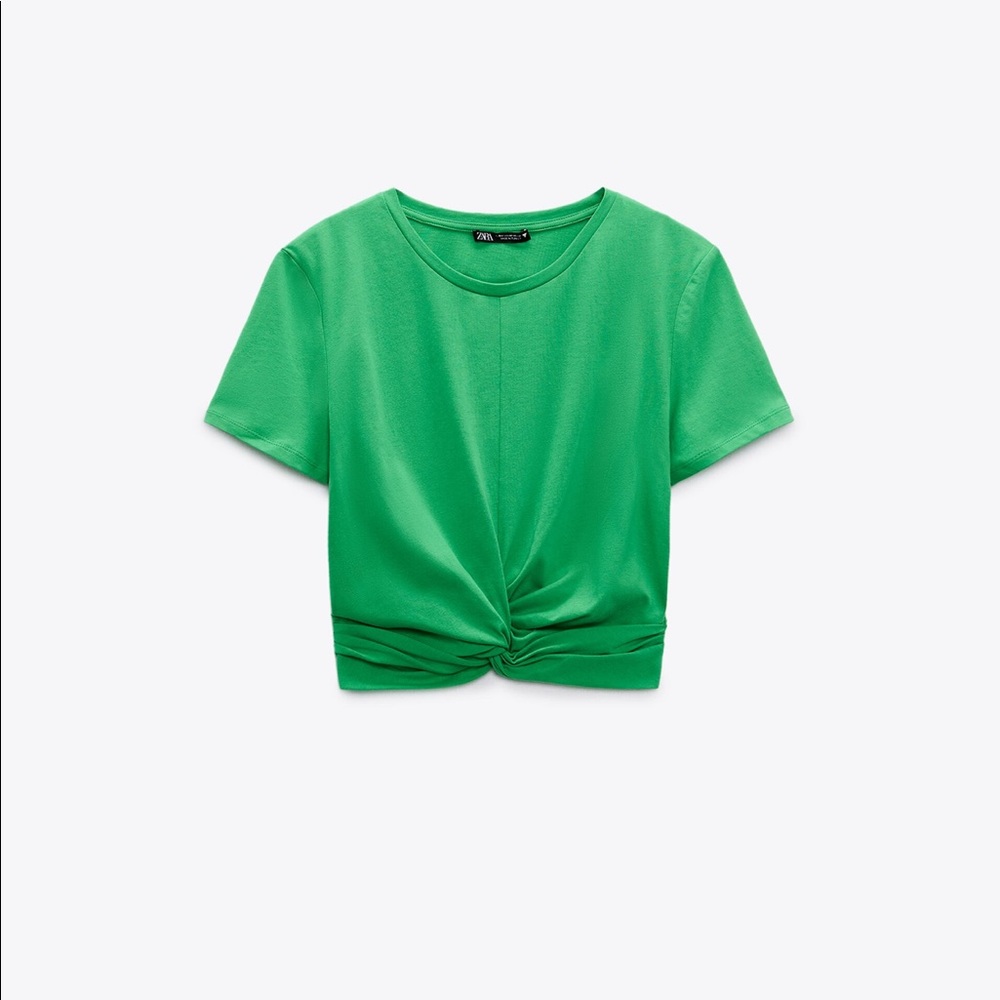 Zara Knotted T Shirt